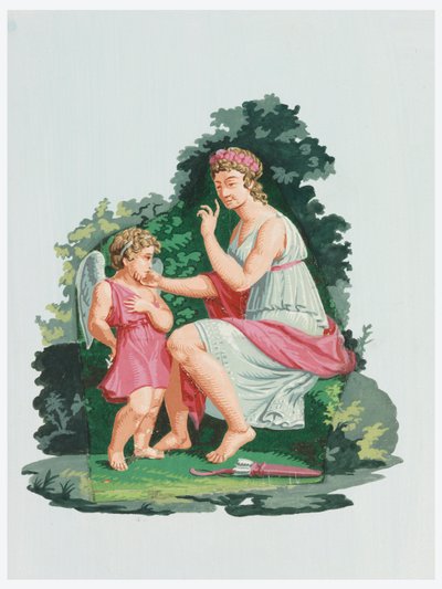 Vénusz figyelmeztető Ámor alkotó: Unknown artist