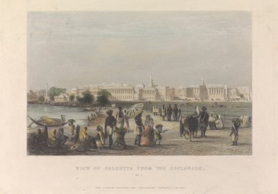 Kalkutta kilátása az Esplanade felől, 1. sz alkotó: Unknown artist
