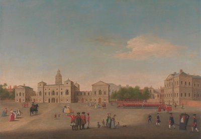 Kilátás a Horse Guards-ra és a Whitehallra alkotó: Unknown artist