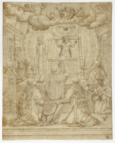 Szent Gergely látomása alkotó: Unknown artist