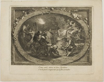 Voltaire egy sátáni mulatságon alkotó: Unknown artist