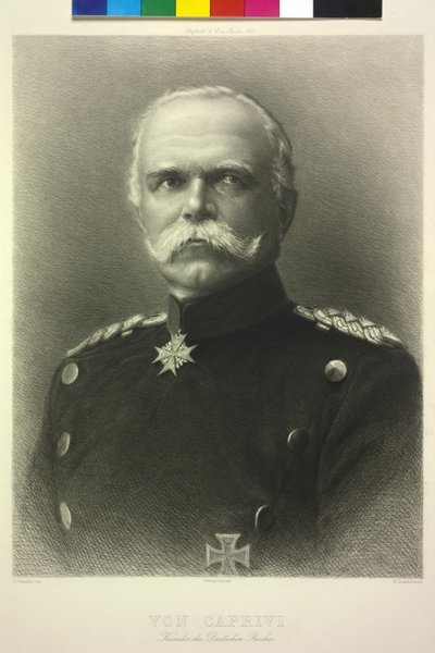 Von Caprivi a német birodalom kancellárja alkotó: Unknown artist