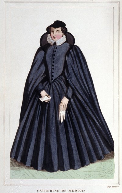 Medici Katalin (1519-1589) portréja. alkotó: Unknown artist