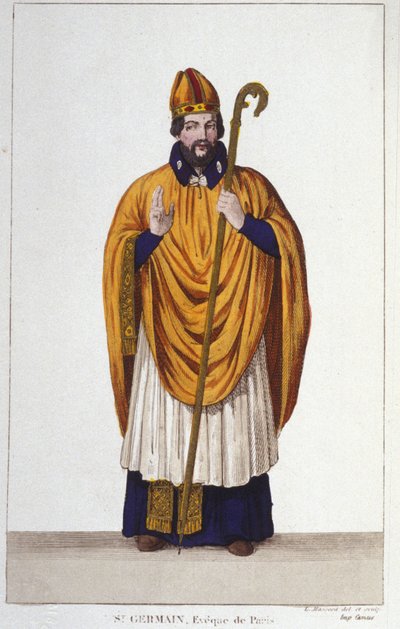 Saint Germain portréja. Párizs Éva 555-ös metszete 1830-ból alkotó: Unknown artist