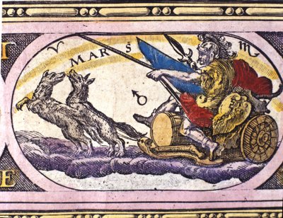 Mars Isten ábrázolása 17. század (metszet) alkotó: Unknown artist