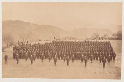 4. gurkha (puskás) ezred a felvonuláson alkotó: Unknown photographer