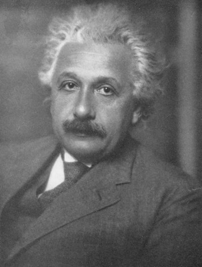 Albert Einstein (f/w fotó) alkotó: Unknown photographer