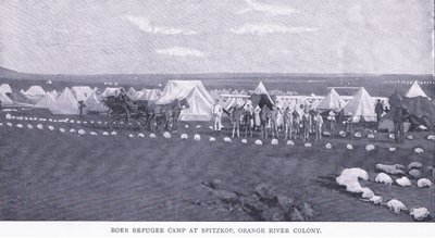 Búr menekülttábor Spitzkopban, az Orange River kolóniában, az After Pretoria: The Guerilla War című filmből, amelyet a Harmsworth Bros Limited adott ki alkotó: Unknown photographer