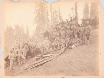 Brit tisztek, Black Mountain Expedition alkotó: Unknown photographer
