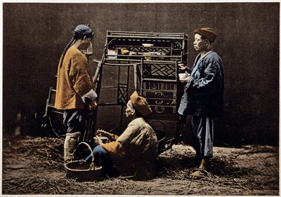 A 19. század végén utazó kínai étterem. alkotó: Unknown photographer