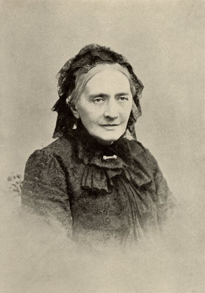 Clara Schumann (született Clara Wieck - 1819-1896) német zongoraművésznő idős korában (nyomat) alkotó: Unknown photographer