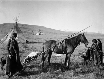 Cree indián család Kanadában alkotó: Unknown photographer