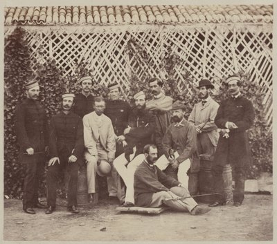 Krikettjátékosok, Karacsi alkotó: Unknown photographer
