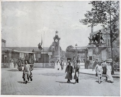 A La Villette vágóhidak bejárata alkotó: Unknown photographer
