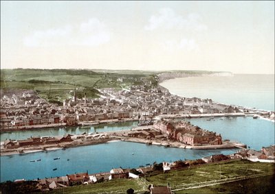 Fécamp és sziklái - 1895. V alkotó: Unknown photographer