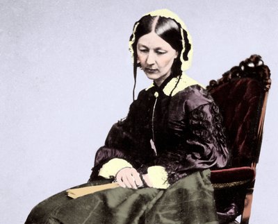 Florence Nightingale (1820-1910) alkotó: Unknown photographer