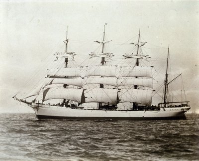 Emile Renouf francia vitorlás Le Havre-nál 1897.02.07. Fotózás alkotó: Unknown photographer