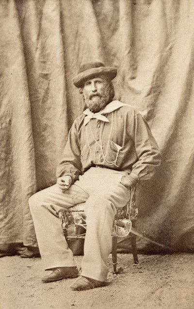 Giuseppe Garibaldi Casertában 1860-ban alkotó: Unknown photographer