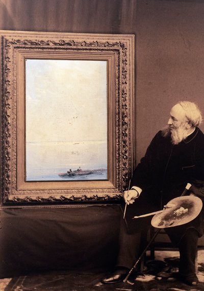 Ivan Aivazovsky. Örmény-orosz romantikus művész alkotó: Unknown photographer