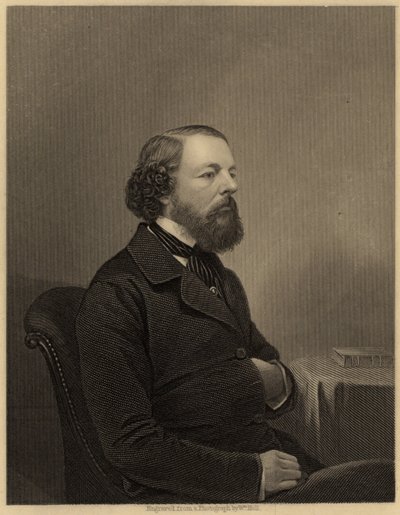 James Sheridan Muspratt (1821-1871), a liverpooli kémiai főiskola alapítója (1848) és a "Chemistry" (1860) szerzője, 1860 körül (metszet) (London 1860 körül). Metszet. " alkotó: Unknown photographer