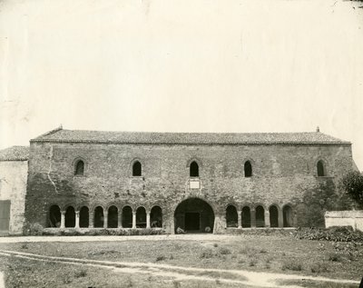 Palazzo della Ragione, Pomposa apátság, Emilia-Romagna, Olaszország, 1890 körül alkotó: Unknown photographer