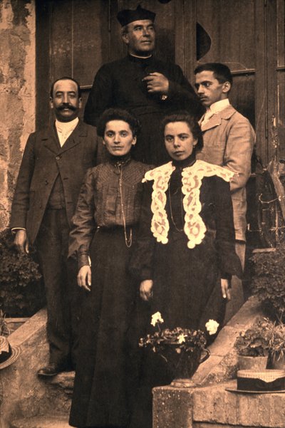 Bérenger Saunière apát portréja, Rennes-le-Château (fekete-fehér fotó) alkotó: Unknown photographer
