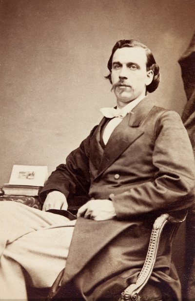 Allan Foli portréja, 1860 körül (f/w fotó) alkotó: Unknown photographer
