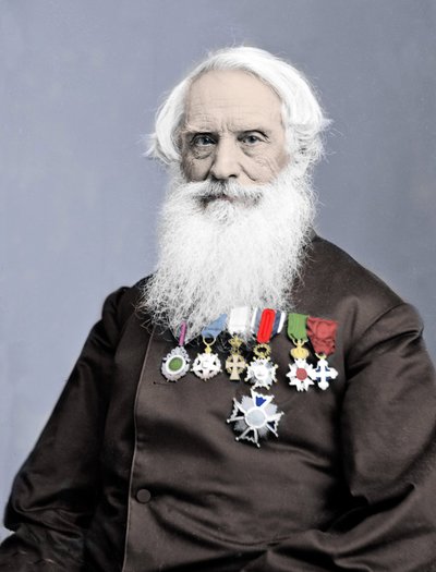 Samuel Finley Breese Morse (1791-1872) amerikai feltaláló portréja 1860 körül. alkotó: Unknown photographer