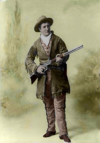 Calamity Jane (1852-1903) portréja (Martha Canary 1852-1903) 1895-ben. alkotó: Unknown photographer