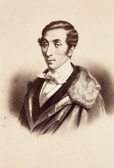 Carl Maria von Weber portréja, 1860-as évek körül (nyomtatott) alkotó: Unknown photographer