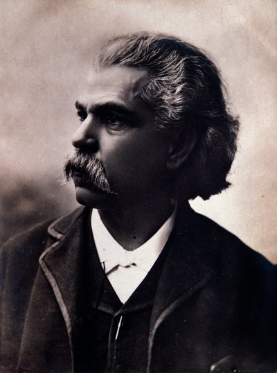 Carlos Andrea Gomes (Gomez) (1836-1896) brazil zeneszerző portréja Fénykép. 19. század. Bologna, civico Museo Museo alkotó: Unknown photographer