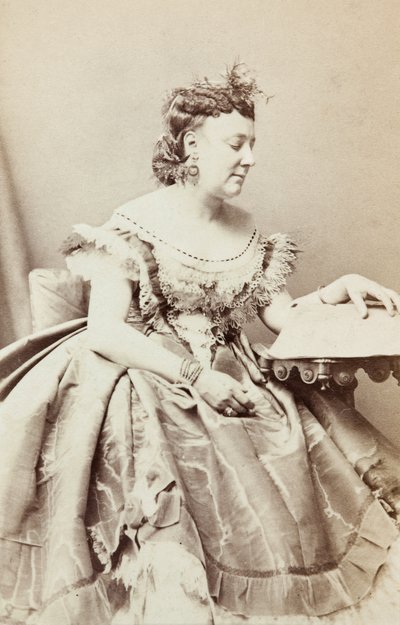 Portrait of Ermina Rudersdorf alkotó: Unknown photographer