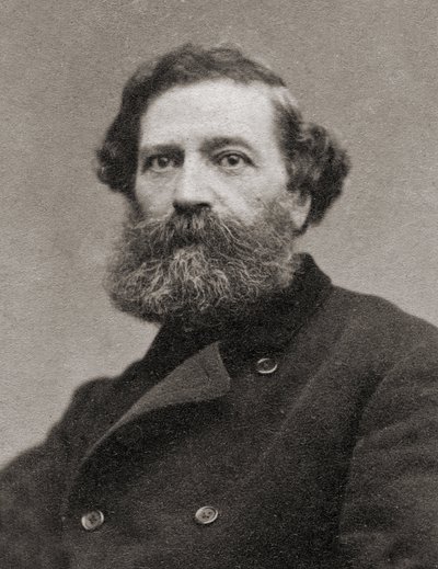 Felix Pyat (1810-1889) francia író, újságíró és politikus portréja alkotó: Unknown photographer