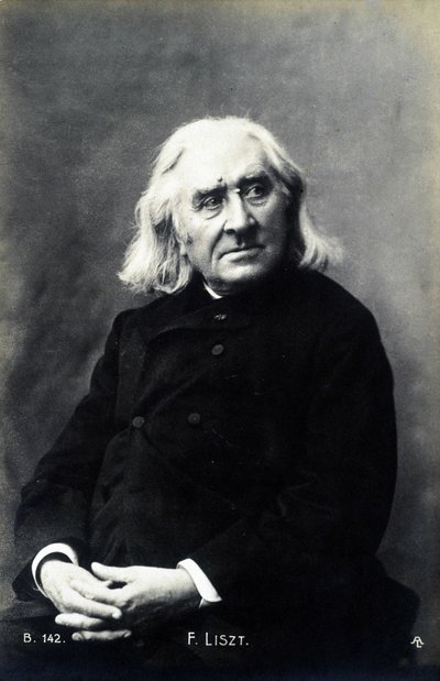 Liszt Ferenc portréja. alkotó: Unknown photographer