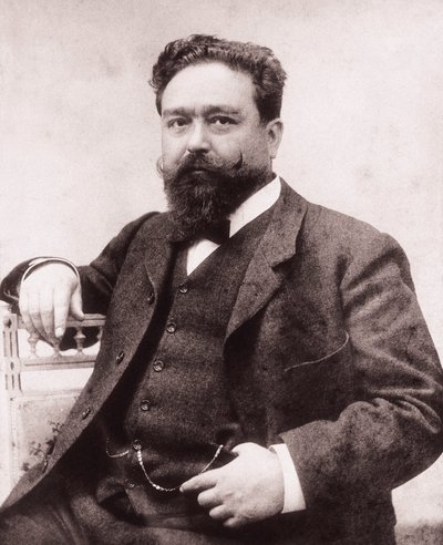 Isaac Albeniz (1860-1909) spanyol zongoraművész és zeneszerző portréja. Fényképészet, 1886. Albeniz Alapítvány, Madrid. alkotó: Unknown photographer