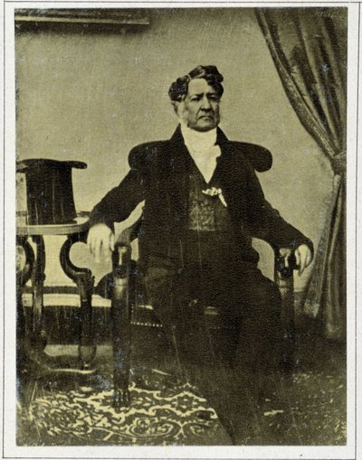I. Lajos Fülöp (1773-1850) portréja 1845-ben. alkotó: Unknown photographer