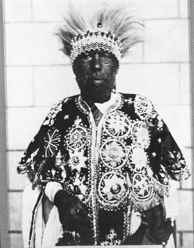 II. Menelik (1844-1913) etióp király portréja. alkotó: Unknown photographer
