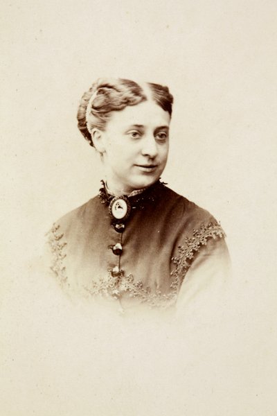 Dunlop kisasszony portréja, 1860-as évek (f/w fotó) alkotó: Unknown photographer