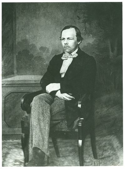 A névtelen Fjodor Mihajlovics Dosztojevszkij (1821-1881) szerző portréja alkotó: Unknown photographer