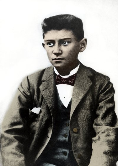 Az ifjú Franz Kafka portréja 1899 körül alkotó: Unknown photographer