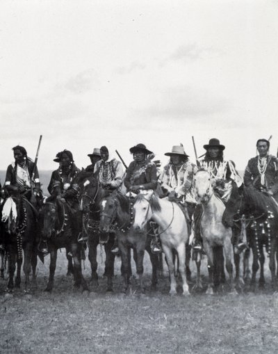 Prairie Indians, Kanada, 19. század vége. alkotó: Unknown photographer