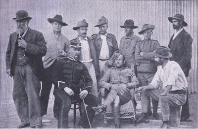 Foglyok a pietersburgi börtönben, karácsony alkotó: Unknown photographer