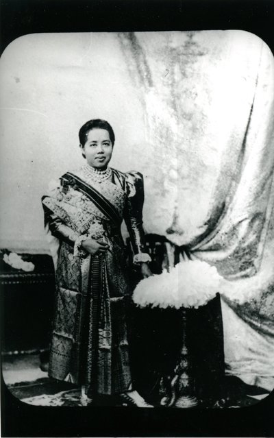 Saovabha Phongsri királynő, 1880 körül (f/w fotó) alkotó: Unknown photographer