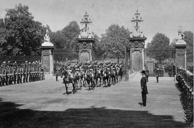 Viktória királynő gyémánt jubileumi körmenete, 1897. június 22. (f/w fotó) alkotó: Unknown photographer