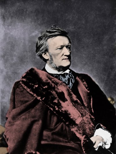 RICHARD WAGNER (1813-1883) német zeneszerző - Portréfotó alkotó: Unknown photographer