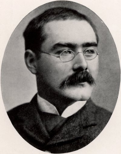Rudyard Kipling (1865-1936) angol újságíró, regényíró és költő (nyomtatás) alkotó: Unknown photographer