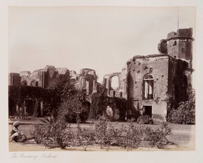 The Residency Lucknow, 1885 körül (szépia fotó) alkotó: Unknown photographer