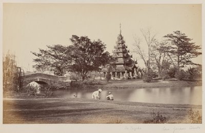 „Kilátás az Eden Gardensre”, Kalkutta alkotó: Unknown photographer