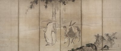 Sushi durva terv d panfang plate road, air rly 1600s. alkotó: Unkoku Tōgan