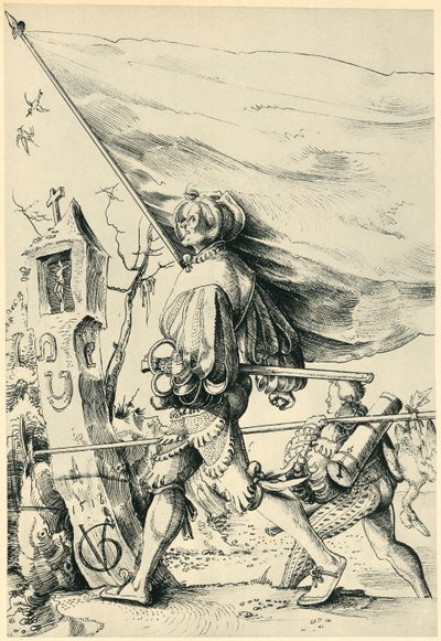 Zsoldosok, 1516, 1943. alkotó: Urs Graf
